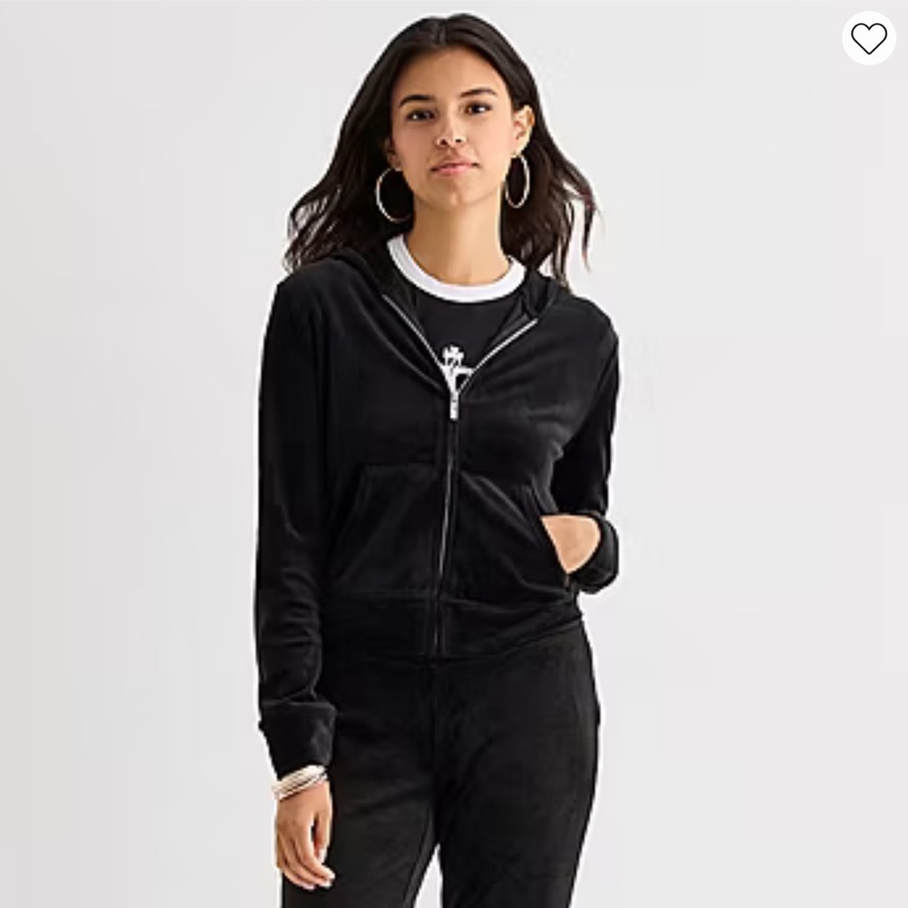 Juicy By Juicy Couture Womens size Large hooded track jacket and pants set
